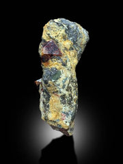 RED ZIRCON CRYSTALS ON MATRIX MINERAL SPECIMEN FROM SKARDU PAKISTAN - 3912 GRAM