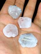 NATURAL MORGANITE CRYSTALS, MORGANITE LOT, MORGANITE ROUGH GEMSTONE, CRYSTAL SPECIMEN, MORGANITE FROM DARA E PEECH AFGHANISTAN - 38 GRAM