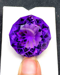 NATURAL PURPLE AMETHYST CUT GEMSTONE - 39.50 CTS , 23*23*15 MM