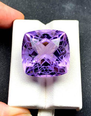 NATURAL PURPLE AMETHYST CUT GEMSTONE - 40.0 CTS , 20*20*15 MM