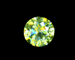 Round Cut Full Fire Yellow Sphene Gemstone, Great Dispersion Sphene Gemstone, Loose Gemstone - 4.15 CT