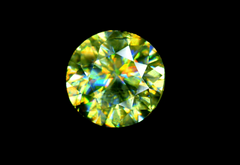 Round Cut Full Fire Yellow Sphene Gemstone, Great Dispersion Sphene Gemstone, Loose Gemstone - 4.15 CT