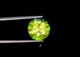 Round Cut Yellow Sphene Gemstone, Great Dispersion Sphene Gemstone, Loose Gemstone - 5.45 CT