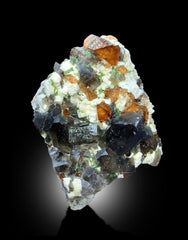 Topaz Crystals with Tourmalines, Herderite Crystals, Smoky Quartz and Feldspar Specimen, Topaz Specimen, Tourmaline Cluster, 4.9 kg
