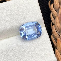 Santa Maria Blue Aquamarine Gemstone For Ring, Loose Aquamarine Ring Stone, Natural Aquamarine Stone, Faceted Aquamarine Loose Stone, 2.7 CT