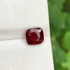 Deep Red Spinel Loose Gemstone, Ruby Red Spinel Gemstone For Ring Making, Faceted Spinel For Jewelry Making, Burma Spinel, 1.8 Carat