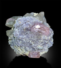 Pink Morganite Specimen, Morganite with Quartz, Morganite with Lepidolite, Morganite Crystals, Pink Lepidolite, Quartz crystals, 459 gram