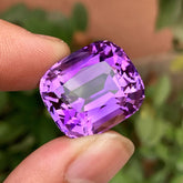 Deep Purple Amethyst Stone For Jewelry Making, Faceted Amethyst Gemstone