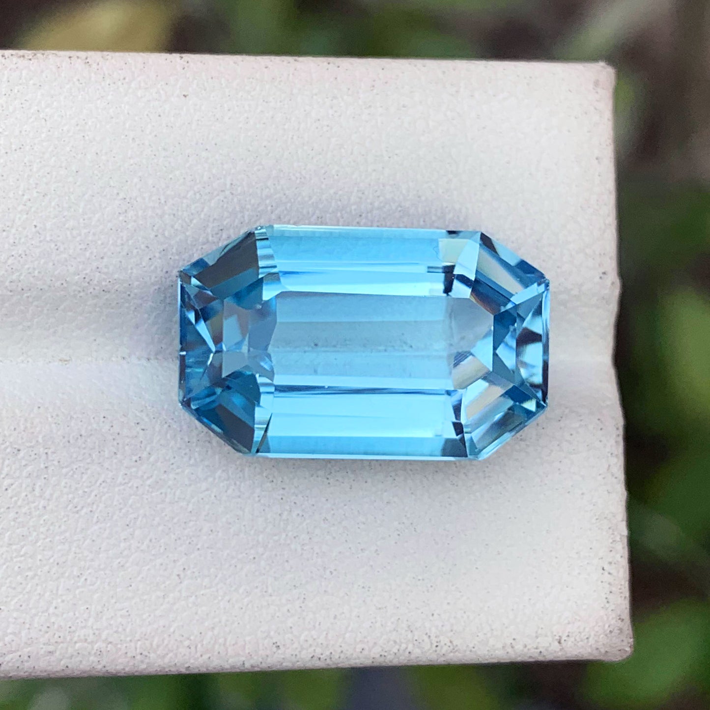 Swiss Blue Topaz Gemstone For Jewelry, Flawless Topaz Stone, 19.55 CT
