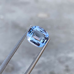 Flawless Aquamarine Loose Gemstone, Brazil Aquamarine Ring Stone, 3.35 CT