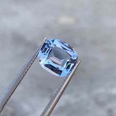 Flawless Aquamarine Loose Gemstone, Brazil Aquamarine Ring Stone, 3.35 CT