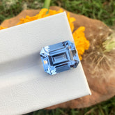 Santa Maria Aquamarine Loose Gemstone For Ring Making, Flawless Aquamarine Stone, 9.10 CT