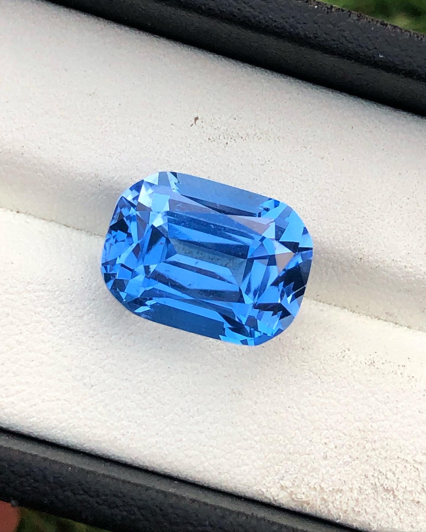 Natural Aquamarine Gemstone, Blue Aquamarine March Birthstone Ring, 13.45CT