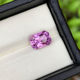 Ring Size Kunzite Gemstone, Deep Lilac Kunzite Stone, 3.80 CT
