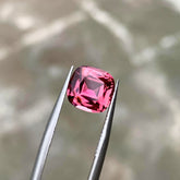 Pink Tourmaline Gemstone, Natural Tourmaline Ring Stone, Faceted Tourmaline Loose Stone For Jewelry, Peach Pink Tourmaline Stone, 2.75 CT