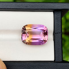 Bi Color Ametrine Gemstone, Natural Ametrine Loose Gemstone, Brazil Ametrine Jewelry Stone, Flawless Ametrine Necklace Stone, 15.30 CT