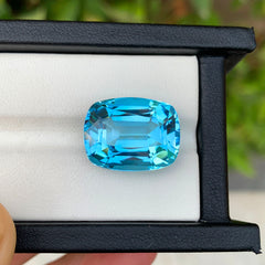 Swiss Blue Topaz Gemstone For Jewelry, Flawless Topaz Loose Gemstone, Natural Topaz Jewelry Stone, 23.10 CT