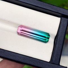 Natural Tourmaline Gemstone For Jewelry, Tri Color Tourmaline Stone, Emerald Tourmaline Loose Stone, Engagement Ring Stone, 9.25 CT