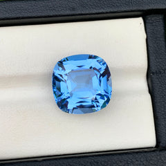 AIG Certified Aquamarine Stone, Santa Maria Color Aquamarine Blue Beryl