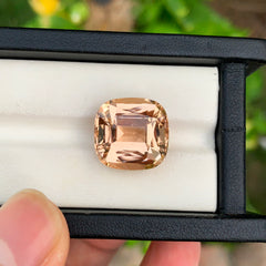 Natural Yellow Topaz Loose Stone For Jewelry, Cushion Cut Topaz Gemstone