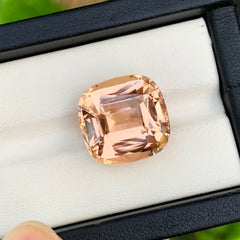 Natural Yellow Topaz Loose Stone For Jewelry, Cushion Cut Topaz Gemstone