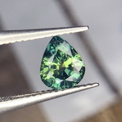 Green Sapphire Ring Stone, Parti Sapphire Gemstone, Montana Sapphire Stone