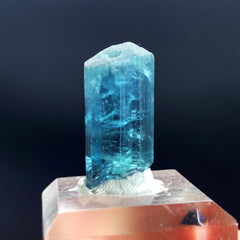 Indicolite Tourmaline Crystal, Blue Tourmaline Pendant Crystal, Raw Tourmaline Stone
