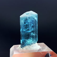 Indicolite Tourmaline Crystal, Blue Tourmaline Pendant Crystal, Raw Tourmaline Stone