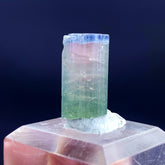 Tri Color Tourmaline Crystal, Raw Tourmaline Gemstone, Watermelon Tourmaline Pendant Stone