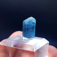 Blue Tourmaline Crystal, Indicolite Tourmaline Gemsotne, Raw Tourmaline Pendant Stone