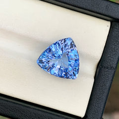 AIG Certified Santa Maria Aquamarine Gemstone For Jewelry, Vivid Blue Aquamarine Stone