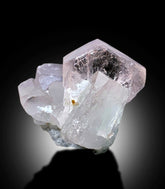 Natural Pink Morganite Crystals Cluster With Microlite From Afghanistan - 118 gram