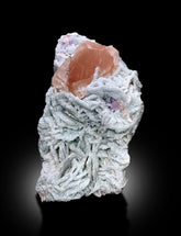 Peach Pink Morganite With Apatite and Cleavelandite Albite Specimen From Afghanistan - 512 gram