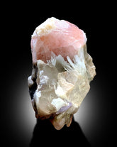 Pink Morganite Specimen, Morganite Crystal, Morganite with Quartz and Albite, Mineral Specimen, Raw Morganite, Crystal Specimen, 563 gram