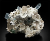 Aquamarine Topaz Schorl Albite Combo Specimen, Blue Aquamarine, Aquamarine Specimen, Natural Aquamarine, Aquamarine For Sale 235 g
