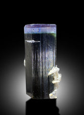 Blue Cap Tourmaline Crystal with Cleavelandite Albite, Natural Tourmaline, Raw Tourmaline, Tourmaline From Paproke Afghanistan - 47 gram
