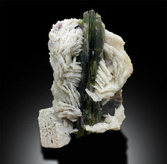 Tourmaline Crystal with Topaz Smokey Quartz and Feldspar, Tourmaline Combo Specimen, Rare Minerals, Mineral Specimen, 538 g