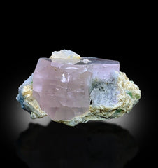 Pink Morganite With Green Tourmalines Albite and Quartz From Afghanistan - 166 gram