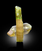 Natural Watermelon Tourmaline Crystal with Quartz, DT Tourmaline & DT Quartz, Paproke Tourmaline, Tourmaline Specimen - 67.50 CT