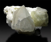 Green Herderite | Herderite Crystal | Herderite Specimen | Herderite with Quartz | Rare Herderite | Rare Mineral | Rare Stone | 272 g