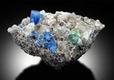 Blue Aquamarine, Natural Aquamarine, Topaz Crystal, Fluorite and Quartz Specimen, Fine Minerals, Aquamarine For Sale 522 Gram