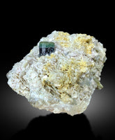 Natural Blue Cap Tourmaline on Mica Matrix, Tourmaline Crystal, Tourmaline Specimen, Tourmaline from Afghanistan - 2777 gram