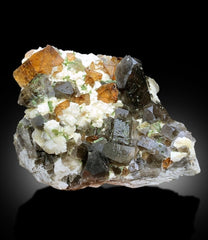 Topaz Crystals with Tourmalines, Herderite Crystals, Smoky Quartz and Feldspar Specimen, Topaz Specimen, Tourmaline Cluster, 4.9 kg
