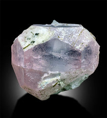 AquaMorganite Crystal, Green Tourmalines, Pink Morganite Crystal, Aquamarine stone, Tourmaline Cluster, Mineral Specimen, Bicolor Beryl,159g