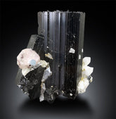 Fluorapatite, Apatite, Aquamarine, Schrol, Tourmaline, Quartz Combo Specimen, Mineral Specimen, Rare Specimen - 272 gram, 72*62*62 mm