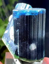 Tourmaline Crystal, Blue Cap Tourmaline, Bicolor Tourmaline, DT Tourmaline, Raw Tourmaline, Tourmaline for sale, 143 Gram , 55*42*36 mm