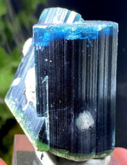 Tourmaline Crystal, Blue Cap Tourmaline, Bicolor Tourmaline, DT Tourmaline, Raw Tourmaline, Tourmaline for sale, 143 Gram , 55*42*36 mm