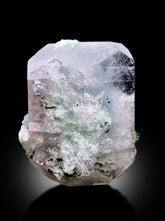 AquaMorganite, Morganite Var Aquamarine, AquaMorganite With Green Tourmalines and Albite From Afghanistan - 90 gram