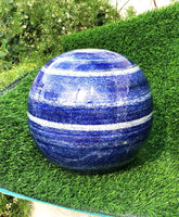 Lapis Lazuli Polished Ball, Blue Lapis, Polished Ball, Polished Stone, Lapis stone, Home Decor, Display Specimen - 15 kg