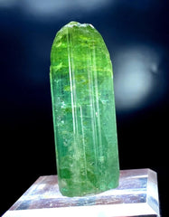 Green Tourmaline Crystal, Natural Tourmaine Crystal, Terminated Tourmaline, Raw Tourmaline, Tourmaline Gemstone, Crystal Specimen, 177.50cts
